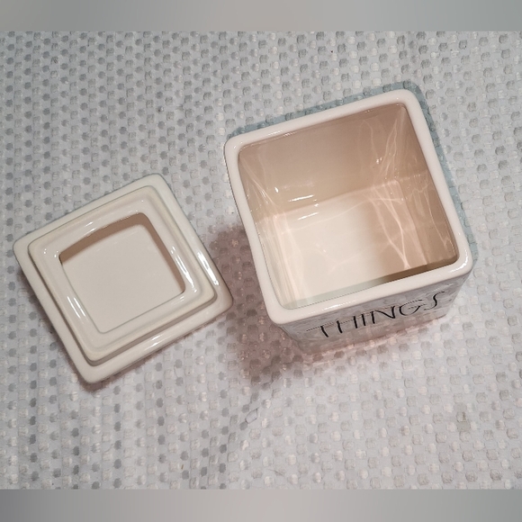 RAE DUNN EUC THINGS JAR CANNISTER - Picture 3 of 5